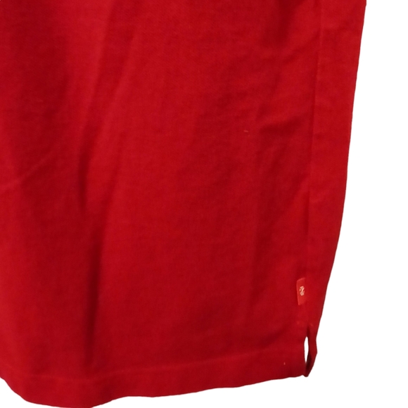 Izod Polo Shirt Adult Large Red Short Sleeve Lightweight Casual Mens. Great Cond - Picture 4 of 6